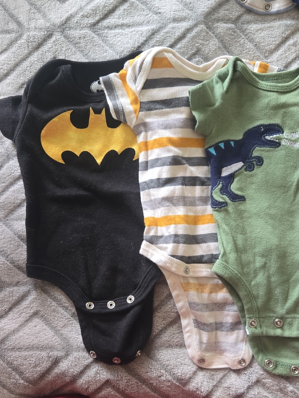 Batman Black Baby One-Piece Bodysuit - Soft Cotton